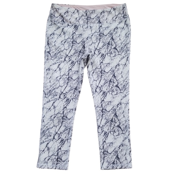 Marika Sport Marble Compression Capri Leggings Size Medium - Picture 1 of 7